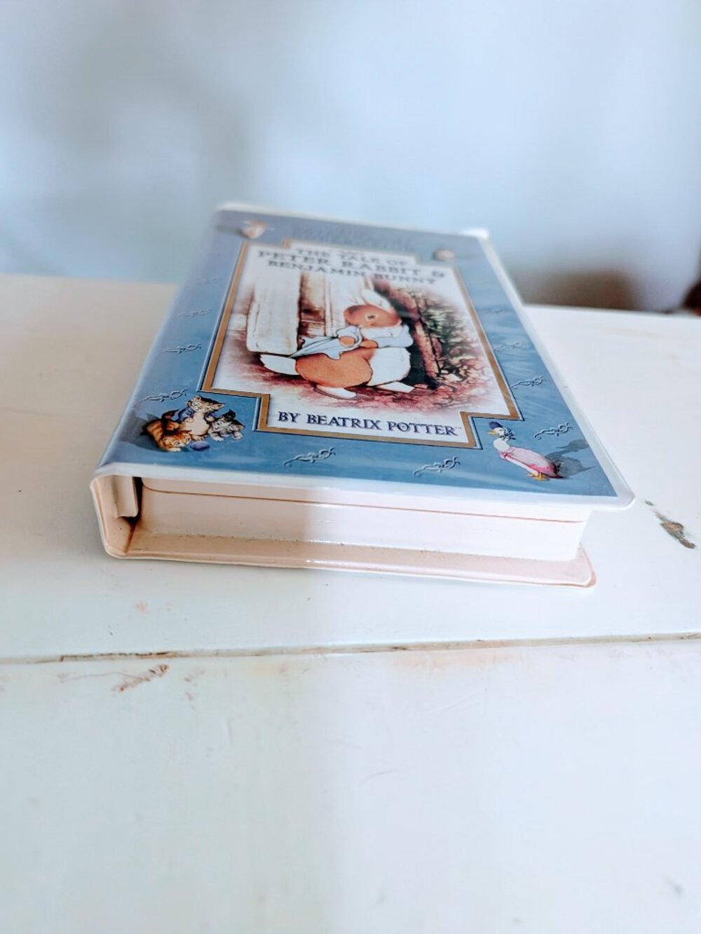 VTG Peter Rabbit & Benjamin Bunny VHS + CD Soundtrack Clamshell Beatrix Potter - Picture 11 of 11